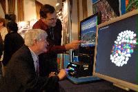 A set of images from LHC related event that took place at Holyrood, the Scottish Parliament on the 10th September 2008.  Contains Professors Franz Muheim, Richard Kenway and Steve Playfer; Drs. Alex Murphy, Arjun Berera and Stephen Eisenhardt; and Robin Harper MSP.